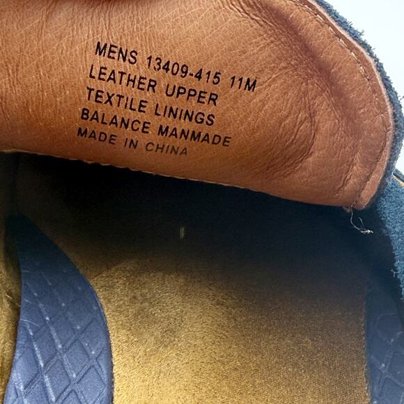 Florsheim Mens Rucci Penny Loafers US 11 M Navy Suede Slip On GUC main image 5